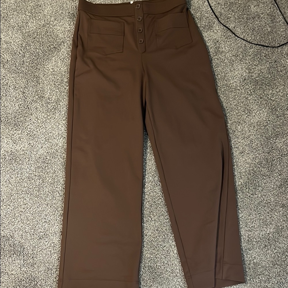 HALARA Stretchy Brown Women's Pants